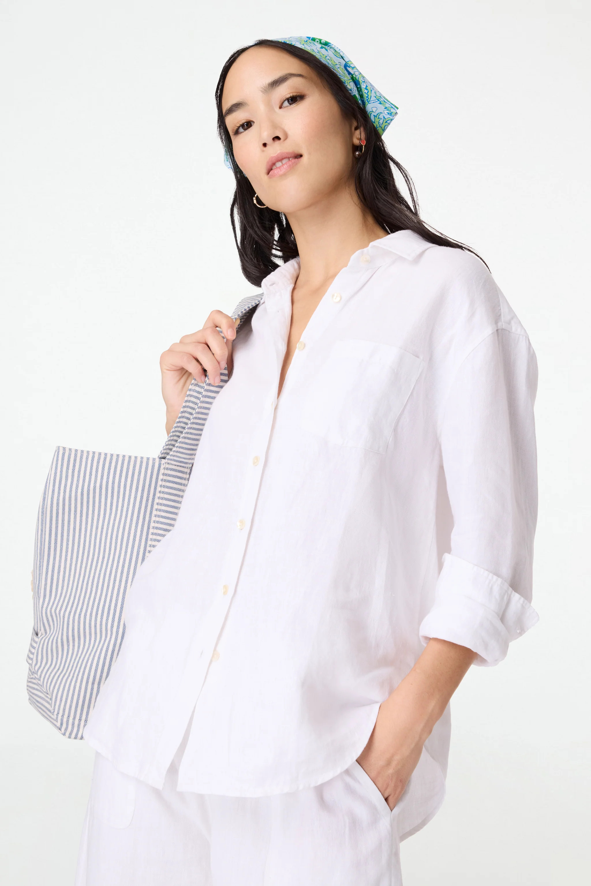 Boyfriend Shirt | Roller Rabbit | Roller Rabbit