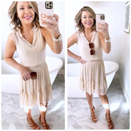 YAY! Down to $25! (Reg. $40) 🙌

You all loved this dress and it has restocked 💗I’m wearing an XS
 
I will drop a picture in the comments of me wearing it with the denim jacket.

Xo, Brooke

#LTKstyletip #LTKtravel #LTKSeasonal