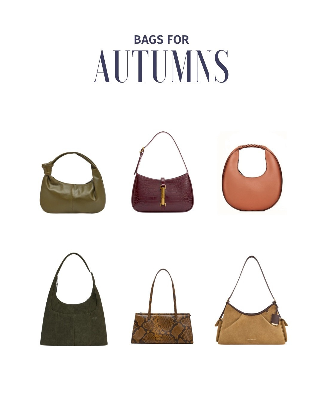 Bags for the Autumn colour season 🍂

#LTKbag #LTKstyletip #LTKaustralia