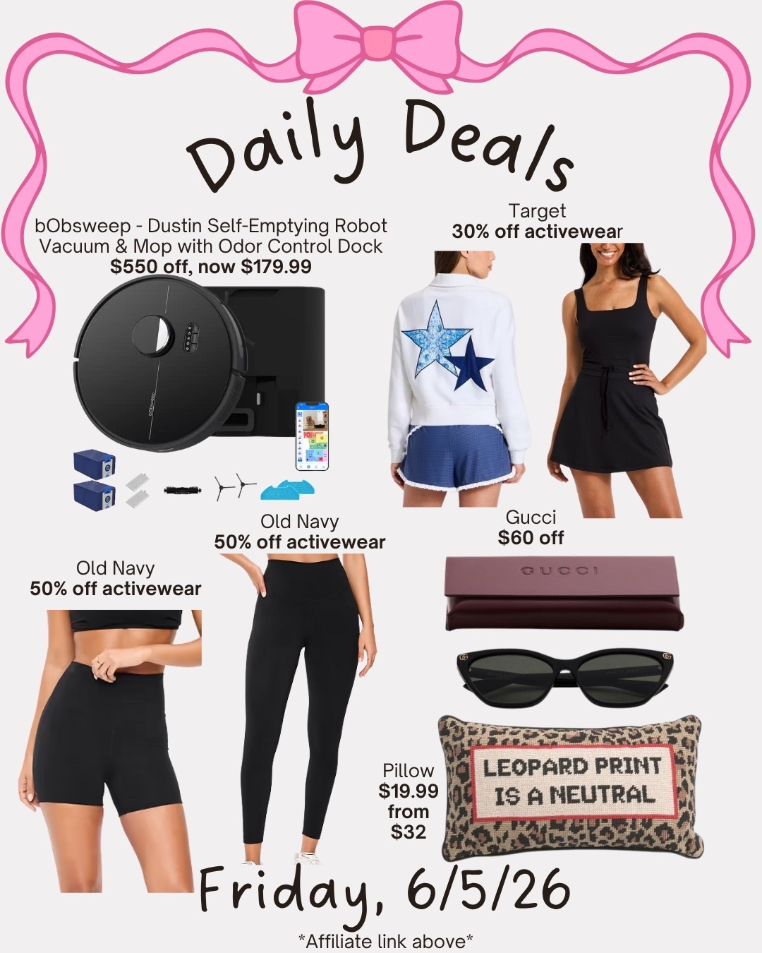 Daily deals

#LTKSeasonal #LTKMidsize #LTKSaleAlert