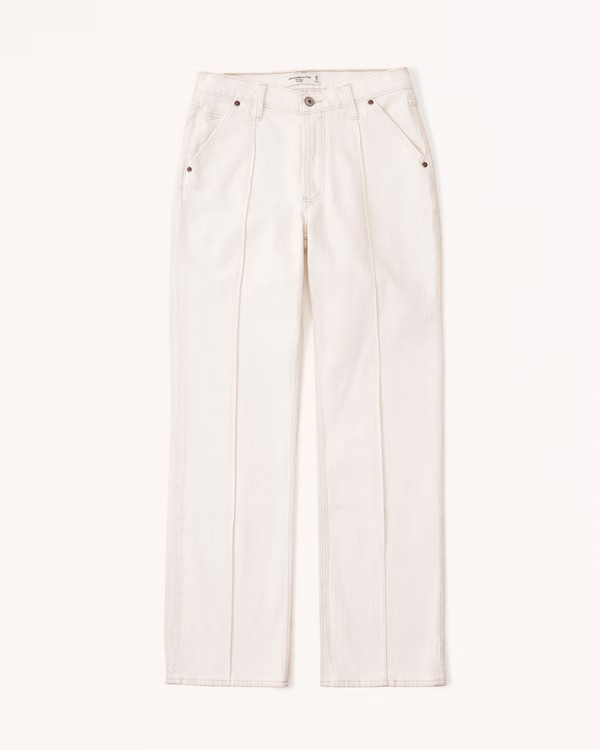 Women's Curve Love Mid Rise Baggy Jean | Women's New Arrivals | Abercrombie.com | Abercrombie & Fitch (US)