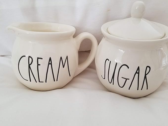 Rae Dunn by Magenta  Sugar and Cream Set of 2 | Amazon (US)