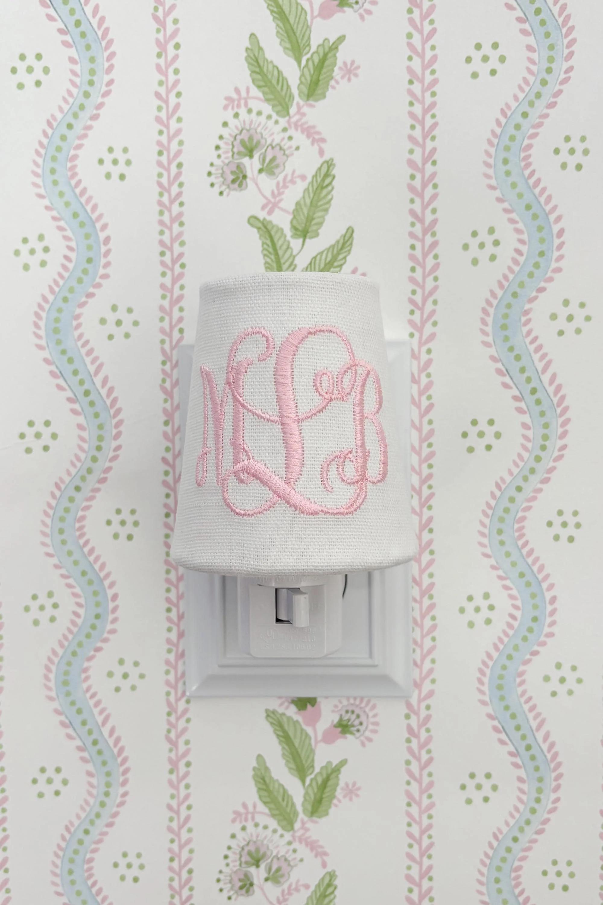 Vine Monogram Night Light | Sarah Slusher Designs