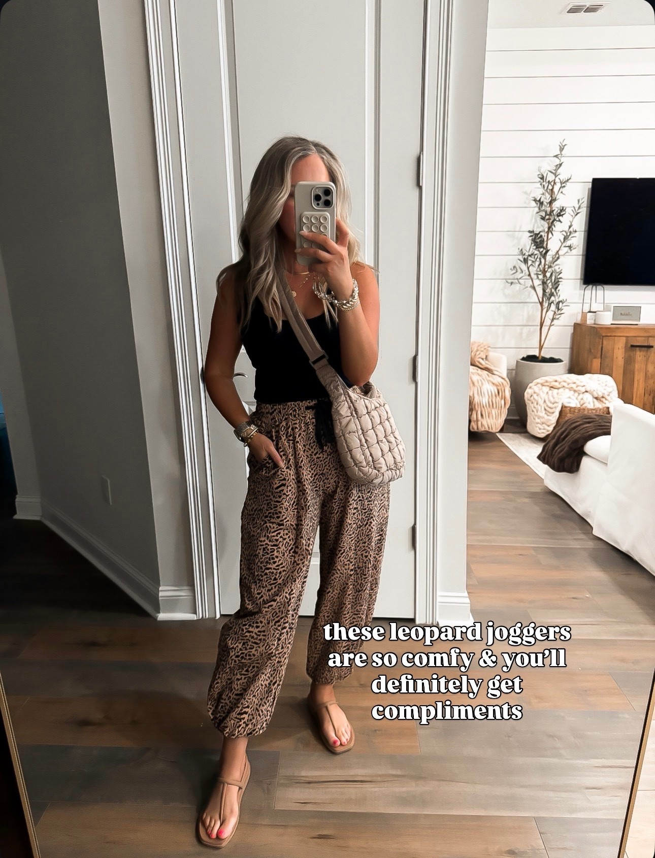 Amazon fashion Amazon finds leopard joggers small. Casual outfit effortless mom outfit

#LTKOver40 #LTKPetite