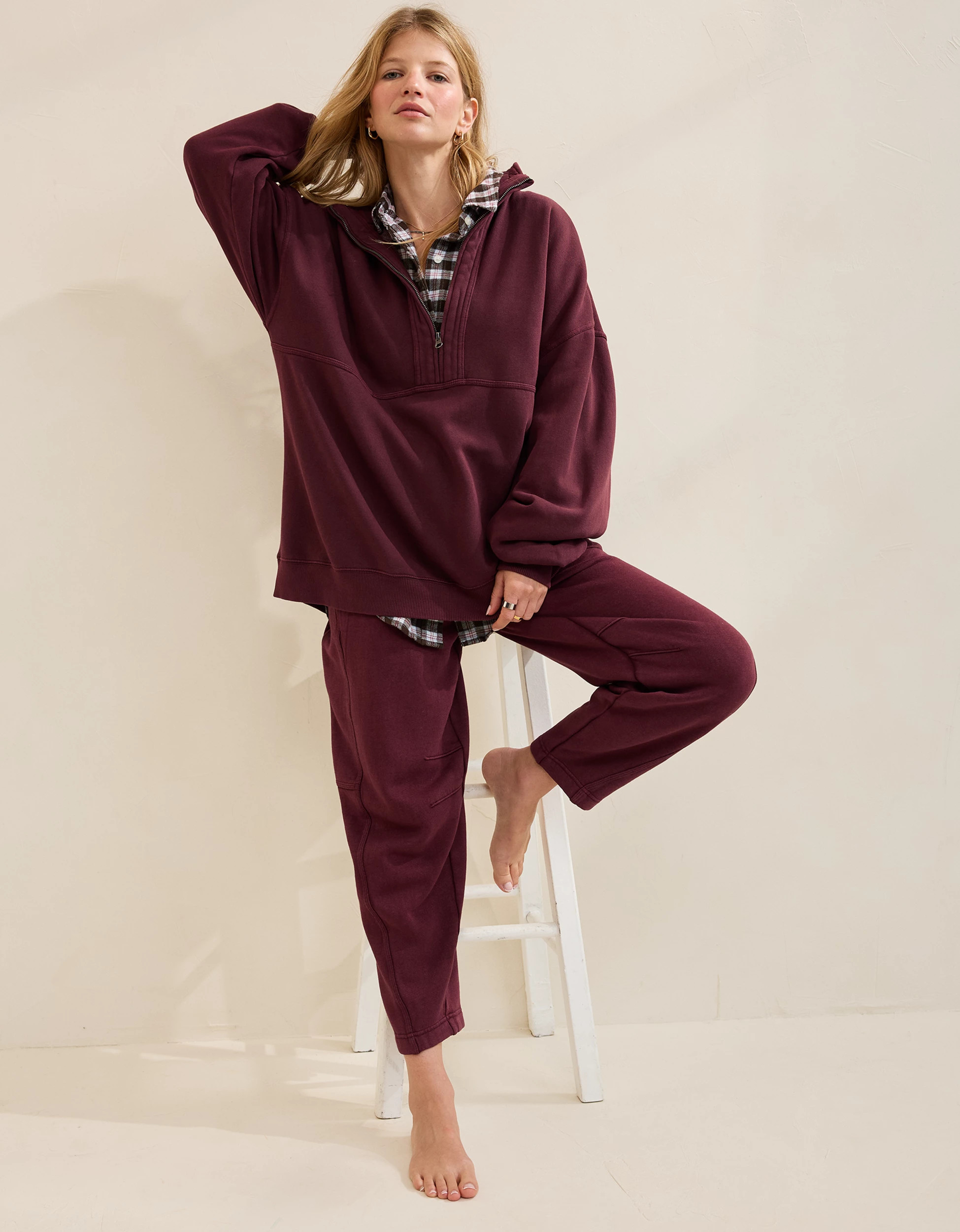Aerie Oh Zip! Sweatshirt | Aerie