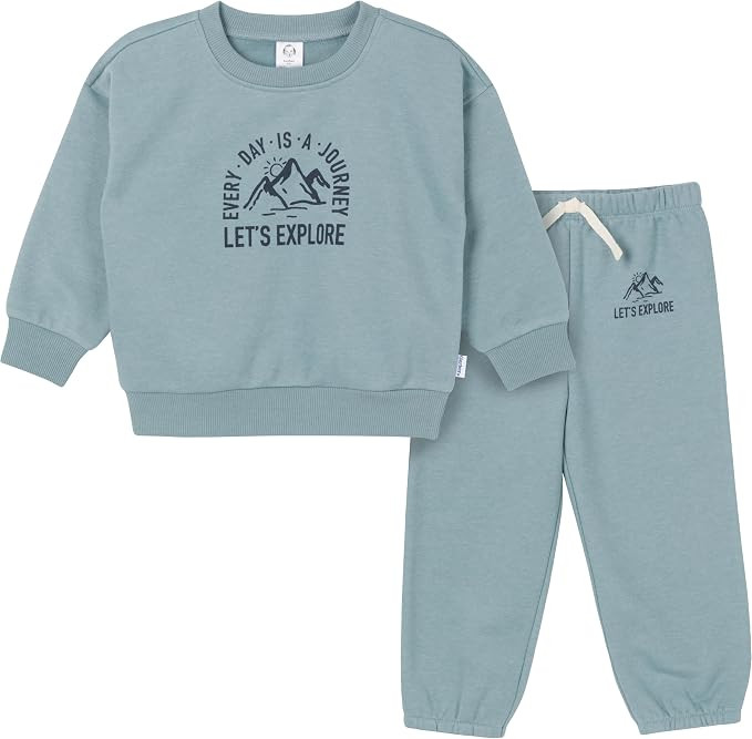 Gerber baby-boys Baby Boys Toddler 2-piece Fleece Sweatshirt and Jogger Set | Amazon (US)