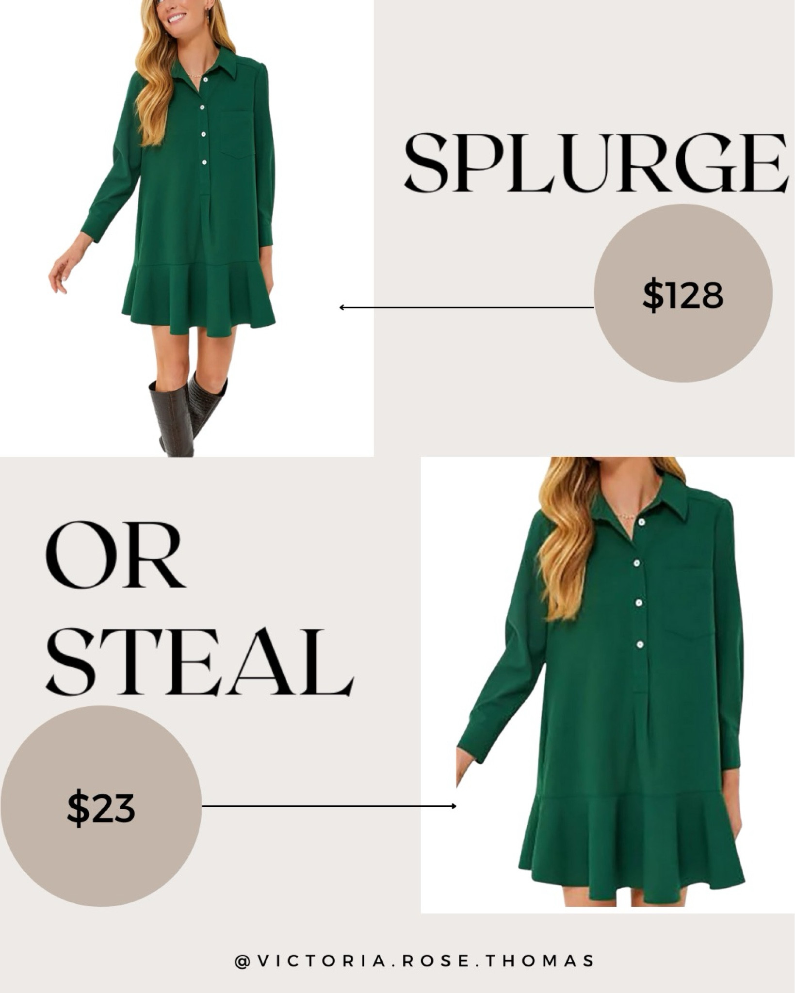 Splurge or steal with the Tuckernuck hunter green crepe Callahan Dress with this Amazon dupe.


Looks for less
Dupe
D*pe
#stylewithnosecrets
Tnuck
Tuckernuck
Designer looks for less
Fall fashion
Fall outfits
Fall basics
Fall capsule 
Fall dress
Steal
Save
Spend
Splurge


#LTKFindsUnder50 #LTKStyleTip #LTKSaleAlert