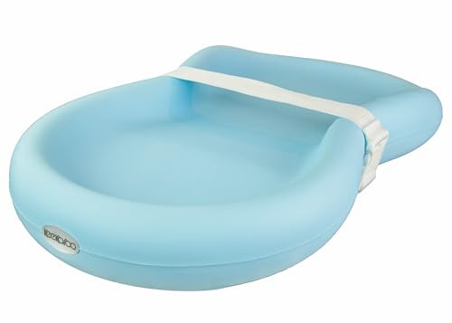 Keekaroo Peanut Changer Baby Blue – The Original Made in USA Easy-to-Clean Changing pad and The only Shell Over Foam, Fully impermeable to Fluid - Limited Edition Color | Amazon (US)