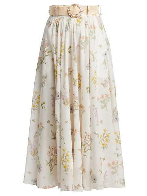 Jeannie Floral Maxi Skirt | Saks Fifth Avenue