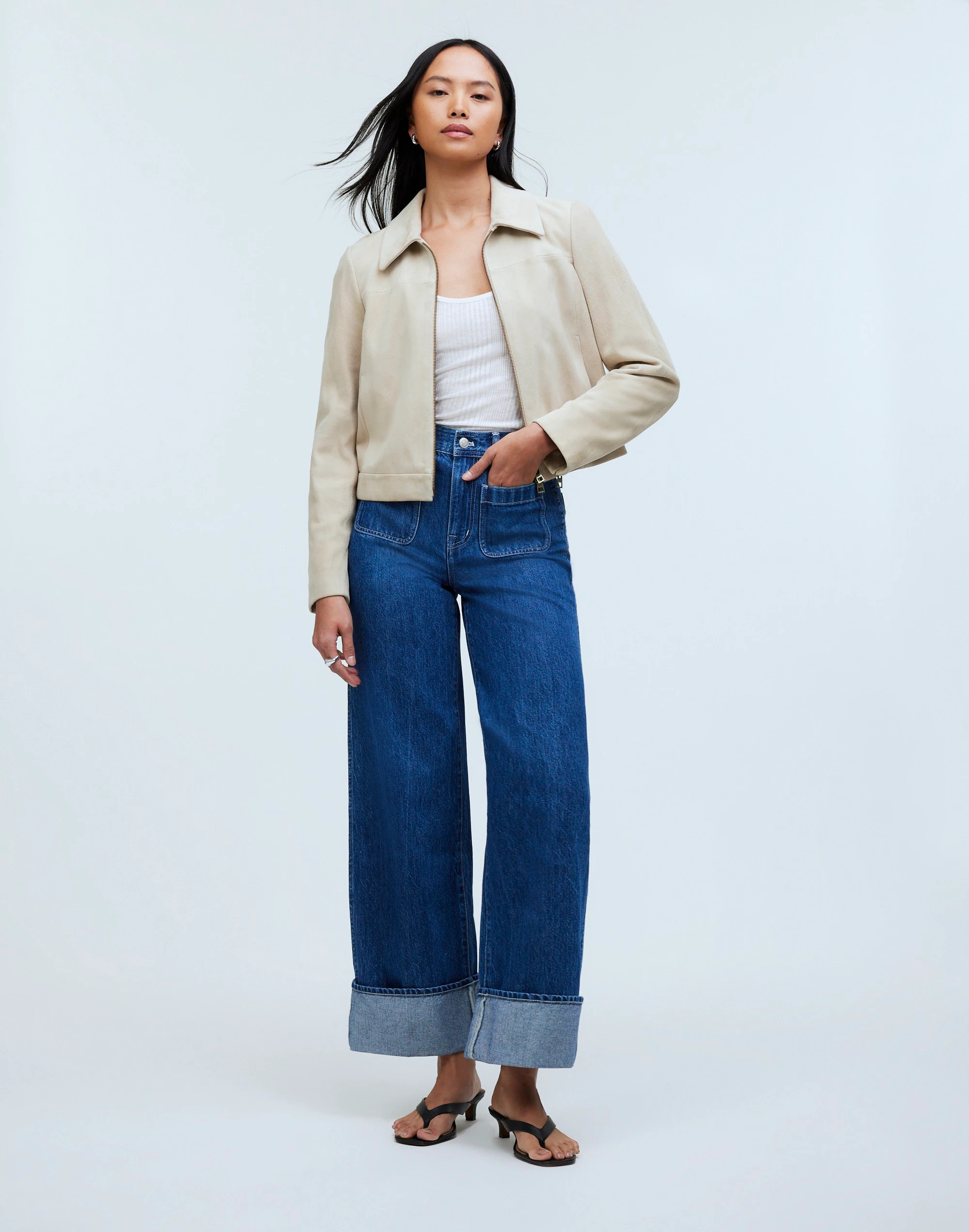 Superwide-Leg Jeans in Hewett Wash: Airy Denim Edition | Madewell