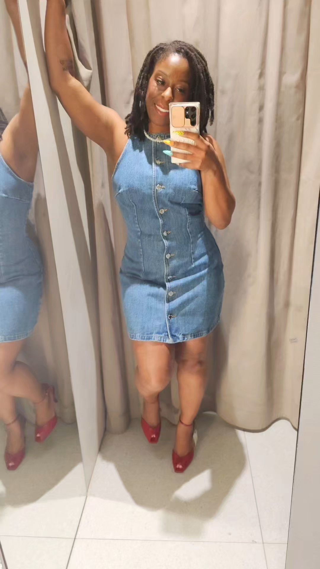 Denim is always the answer 💙 #zara #tryonhaul #fashionable40s #ootdfashion #FitCheck #locs 6147/092/427 - L (no stretch)£29.99

#LTKSummerEdit #LTKOver40 #LTKFindsUnder50