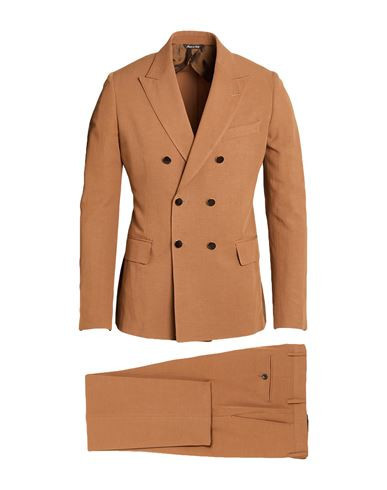 Reveres 1949 Man Suit Camel Size 42 Linen, Viscose | YOOX (US)