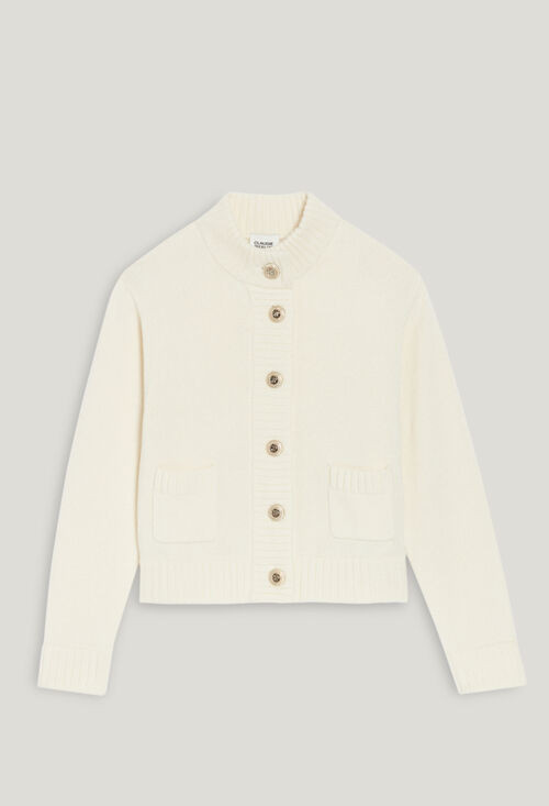 Cardigan court maille épaisse | Claudie FR | Claudie Pierlot (FR, DE, ES, UK)