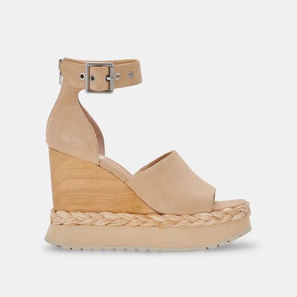 PARLE HEELS IN BISCUIT SUEDE | DolceVita.com