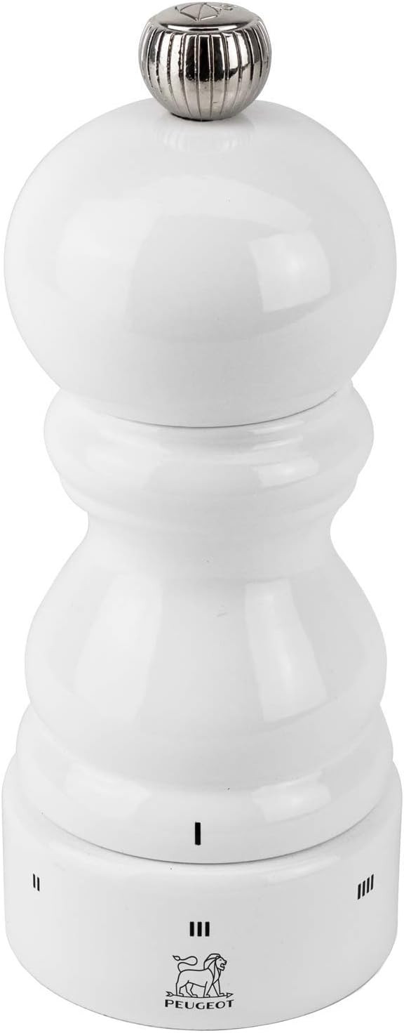 Peugeot Paris U'Select Salt Mill, 5-Inch, White Lacquer | Amazon (US)