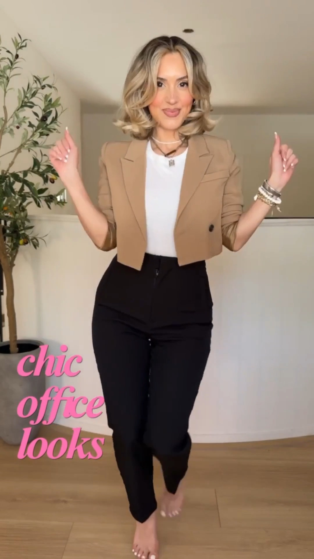 Chic office looks from Amazon 🖤👏🏼😮‍💨

Small in everything!!! 
Ankle Trousers have great stretch

#LTKgrwm #LTKWorkwear #LTKootd