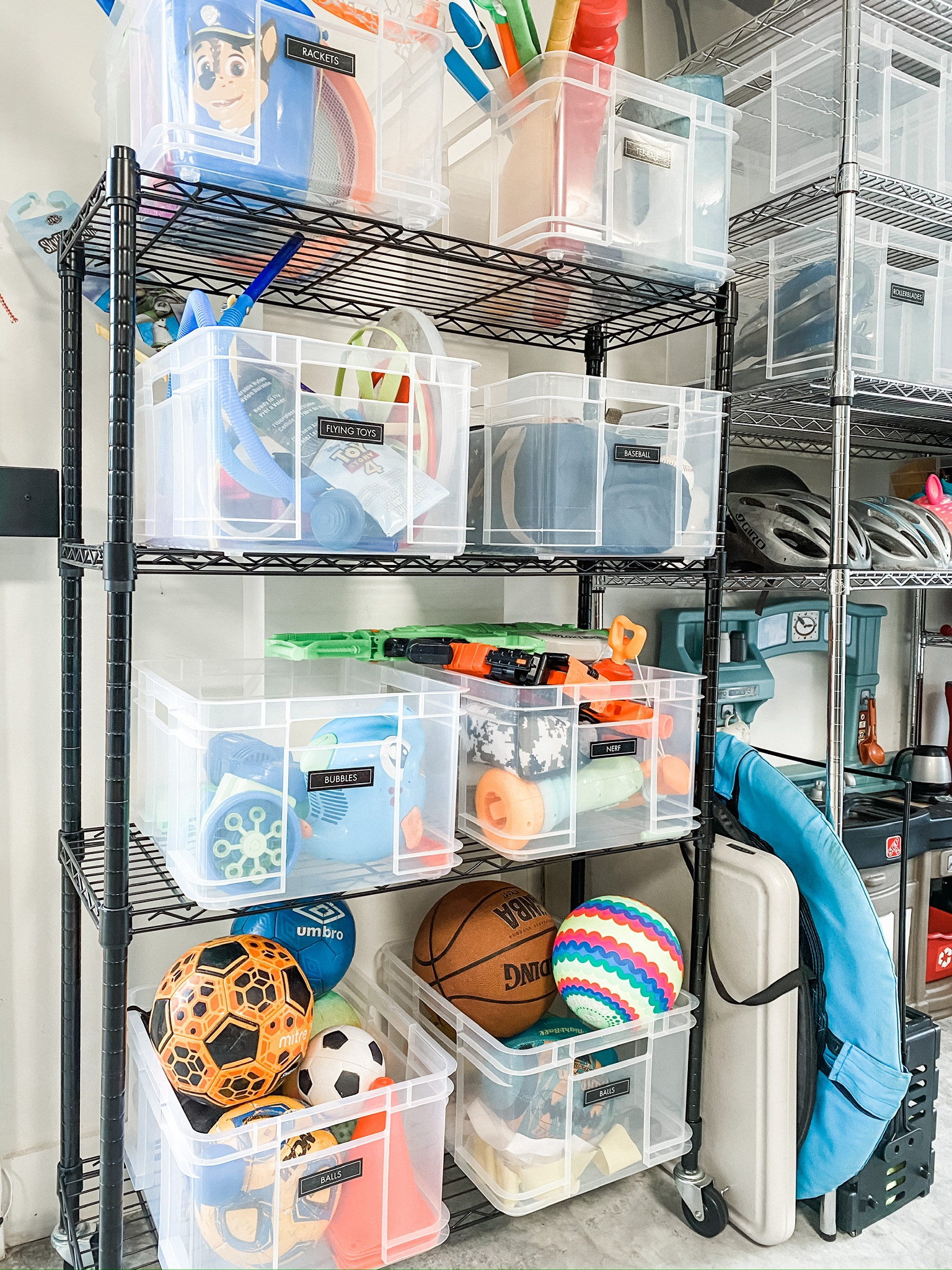 Having the right bin in the garage will completely change the space. We love these bins for items that need to be easily accessible.

#LTKfamily #LTKSeasonal #LTKkids