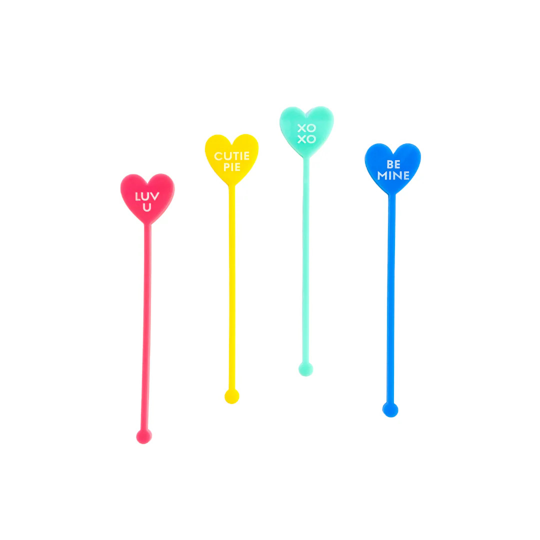 Sweet Talk Valentine's Day Stir Sticks | Ellie and Piper