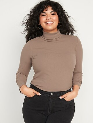 Rib-Knit Turtleneck Top for Women | Old Navy (US)