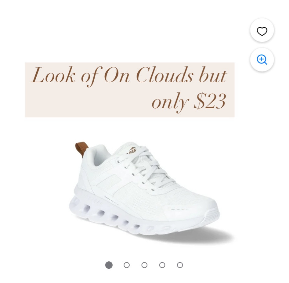On Cloud sneakers, Walmart Avia sneakers, Walmart style, Walmart shoes, looks for less, Women’s sneakers, white sneakers 

#LTKStyleTip #LTKShoeCrush #LTKFindsUnder50
