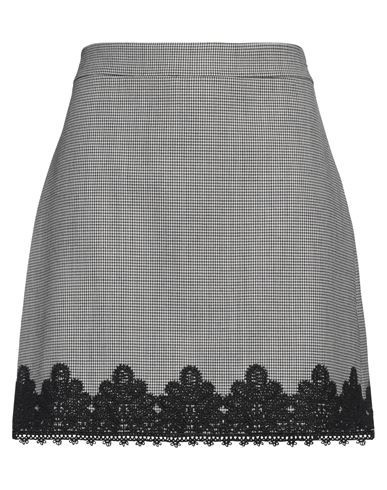 Boutique Moschino Woman Mini skirt Black Size 6 Polyester, Virgin Wool, Elastane | YOOX (US)