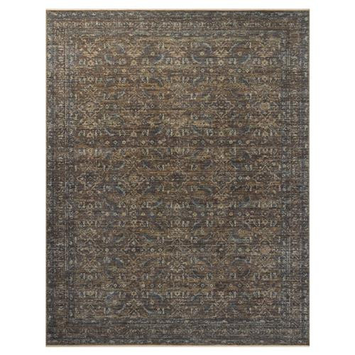 Loloi Heritage Global Bazaar Tobacco Vintage Patterned Rug - 4'x6' | Kathy Kuo Home