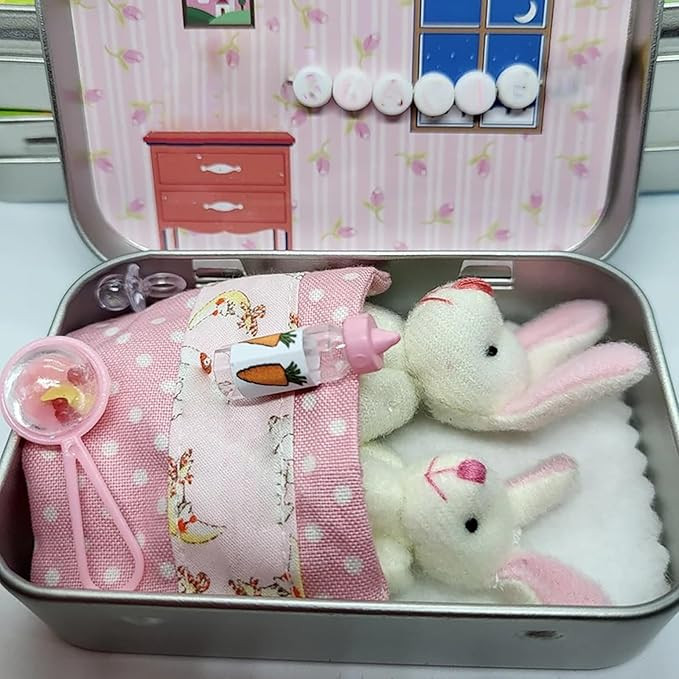 Little Pocket Bunny Decorative Boxes, Easter Basket Stuffer, Easter Gifts for Kids, DIY Pet Bunny... | Amazon (US)
