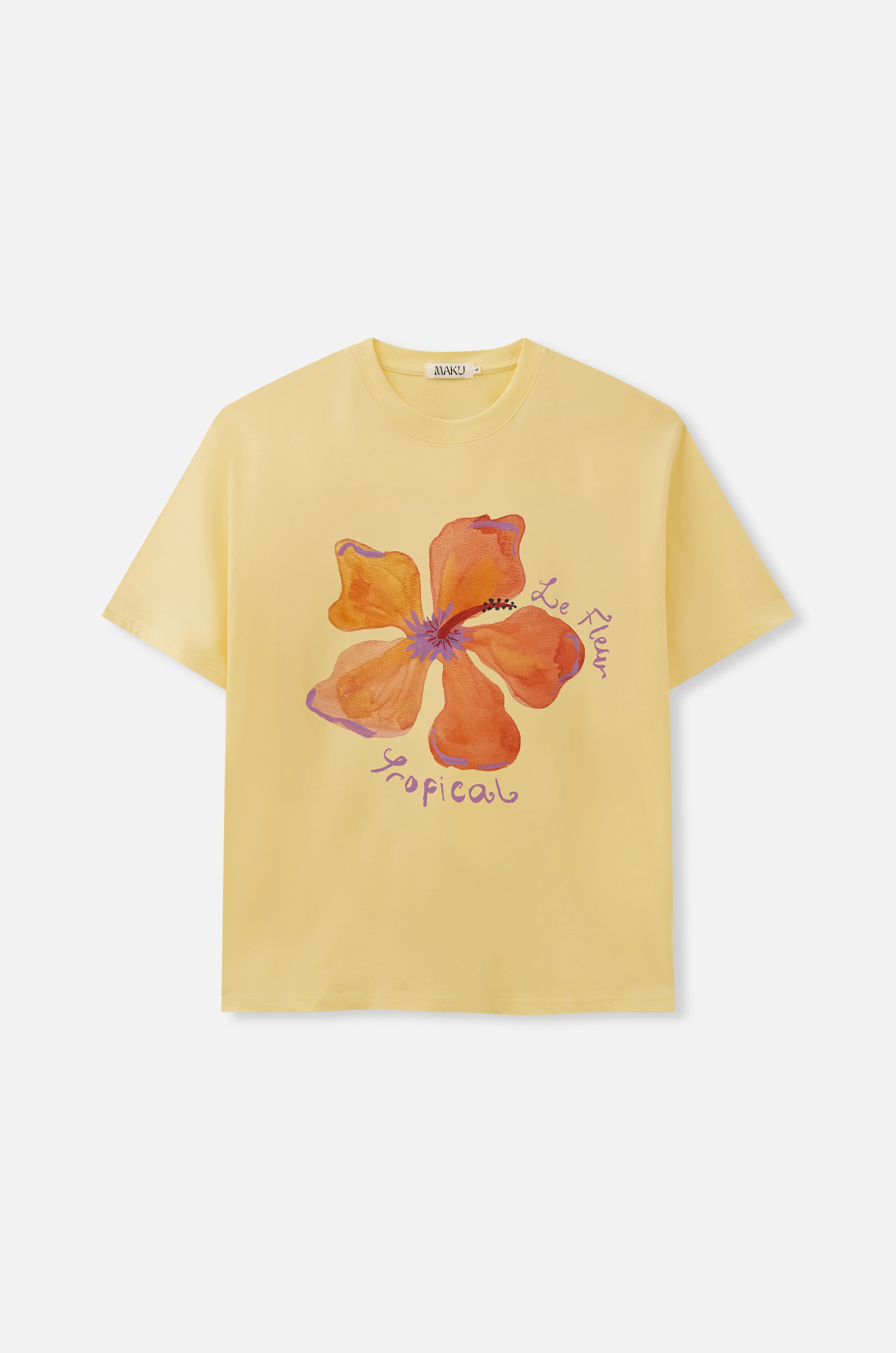 Le Fleur Tropical Oversize Tee | Maku the Label