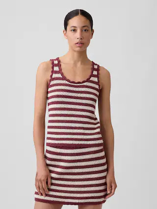 Crochet Scoopneck Tank Top | Gap Factory
