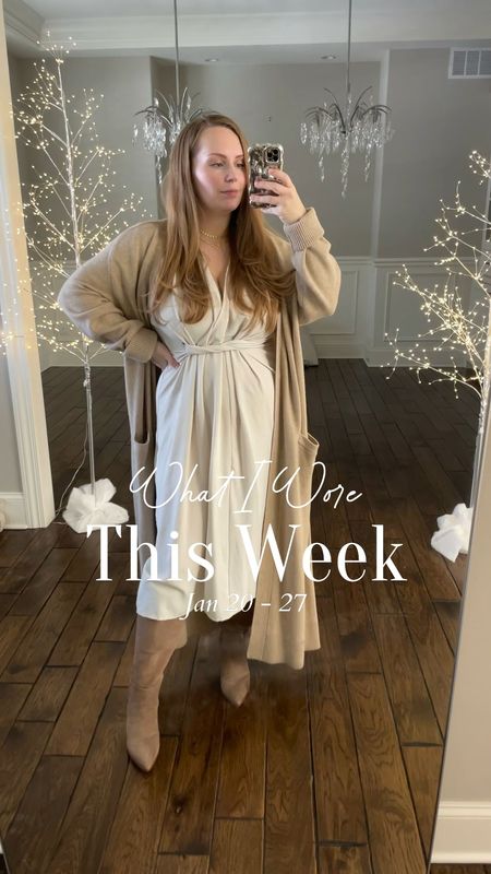Trying out a new post idea: What I Wore This Week

Sharing a true-to-life peek at what I’ve been wearing this postpartum week. It’s been harder to pull together outfits since half of my closet is still too small but I’m doing my best to rise to the challenge. 

#LTKbump #LTKVideo #LTKSeasonal