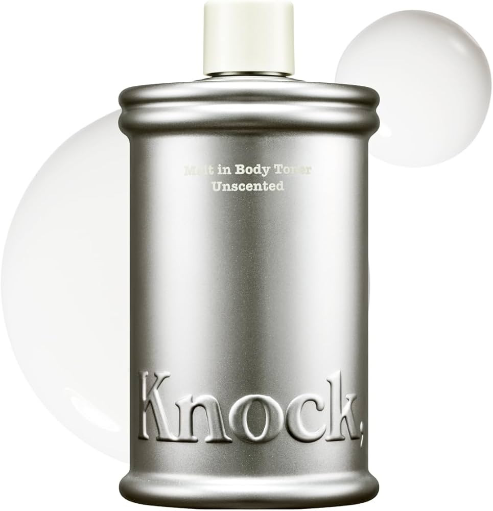 Knock Melt In Body Toner, Unscented Milky Body Moisturizer, Lightweight, Soft and Plump Hydrated ... | Amazon (US)