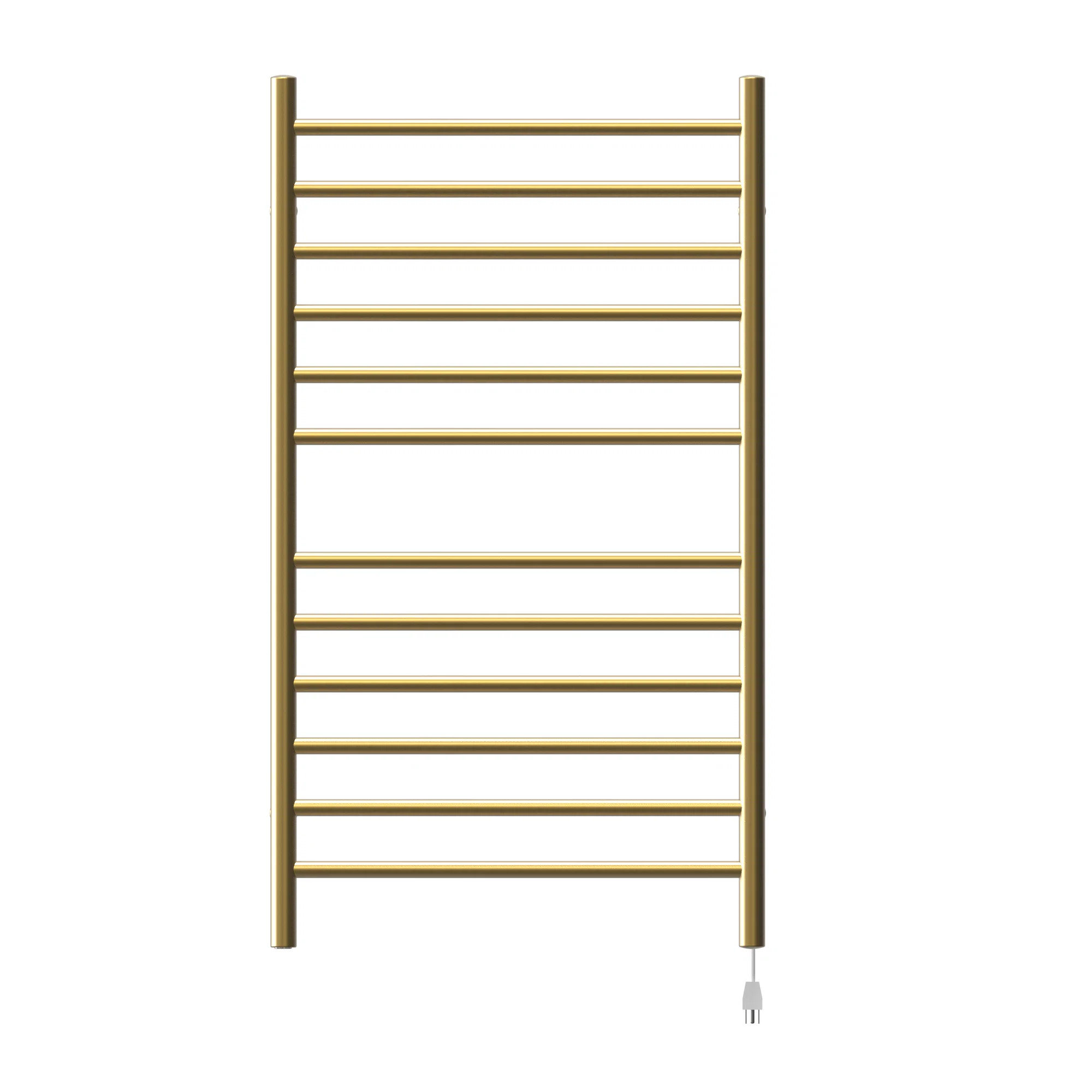 Radiant Large Curved Electric Towel Warmer Hardwired or Plug in RWHL-SSB | Wayfair North America