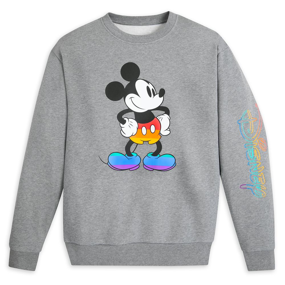 Mickey Mouse Pullover Sweatshirt for Adults – Disney Pride Collection | Disney Store