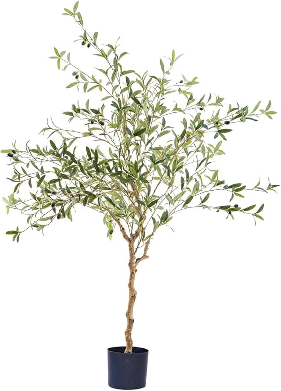 Phimos 5FT Artificial Olive Tree (60") Tall Fake Potted Olive Tree with Planter Large Faux Olive ... | Amazon (US)