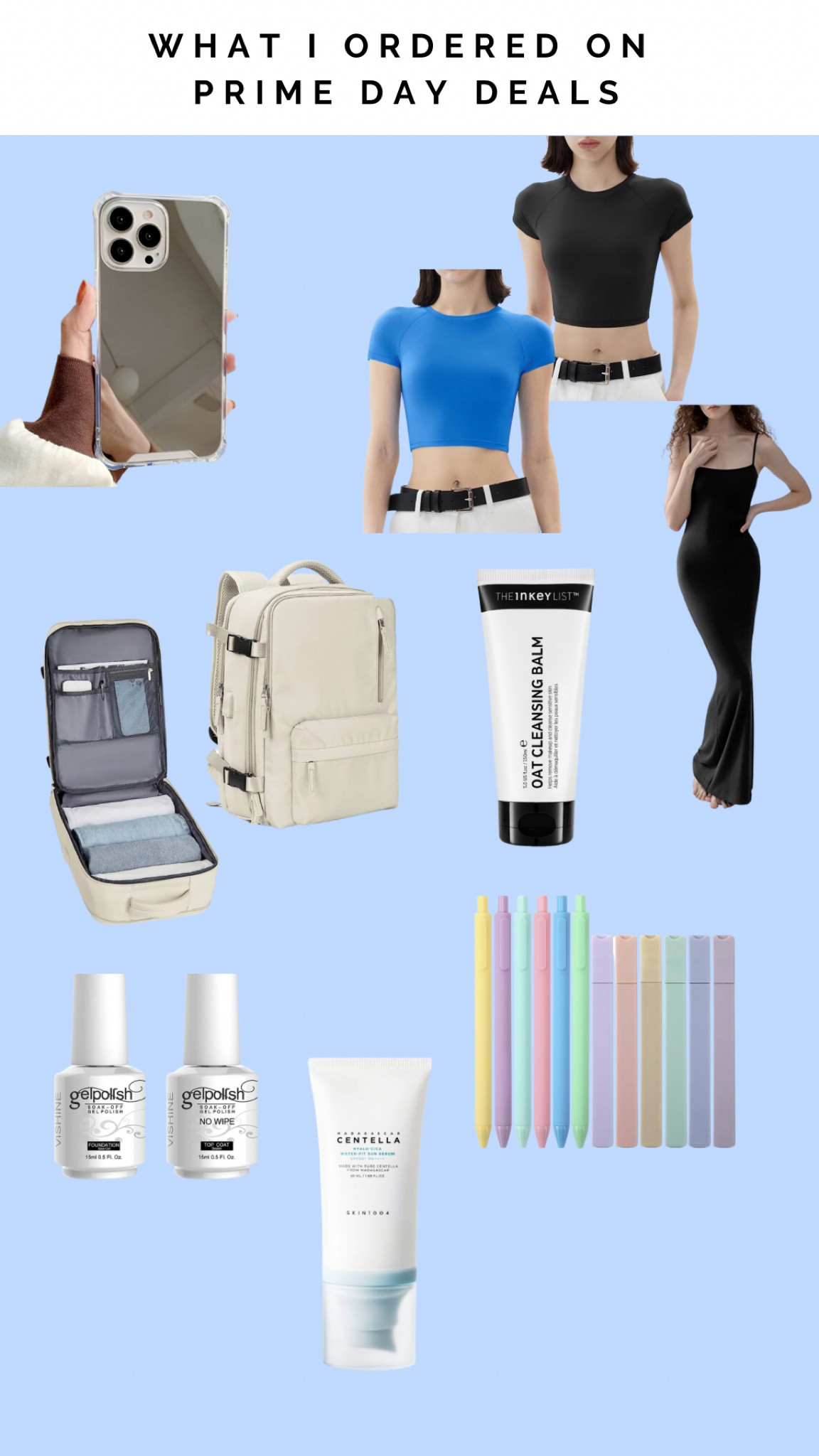 More items that I ordered on Prime Day 2!!! 

I’m so excited I’ve heard great reviews on everything! Excited for the Pumiey crop tops & the backpack! 

#LTKbeauty #LTKBacktoSchool #LTKunder50