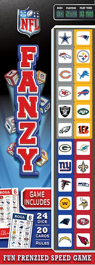 MasterPieces Family Game - NFL League Fanzy Dice Game - Officially Licensed Game for Kids & Adult... | Amazon (US)