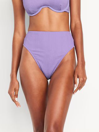 Extra High-Waisted French-Cut Swim Bottoms | Old Navy (US)