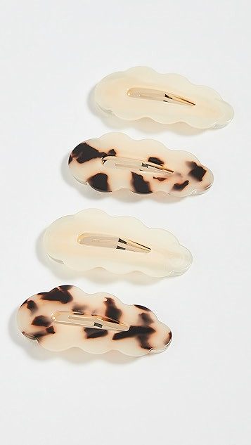 Wavy Resin Clip Set | Shopbop