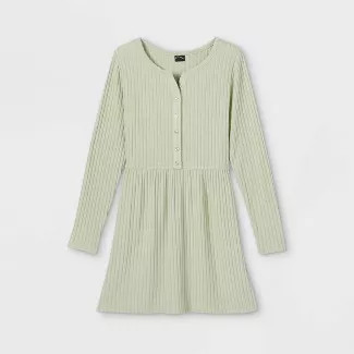 Girls' Cozy Henley Dress - art class™ | Target