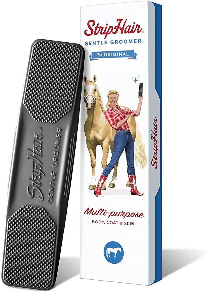 StripHair Gentle Groomer - Original for Horses Dogs 6-in-1 Shedding Grooming Massage | Amazon (US)