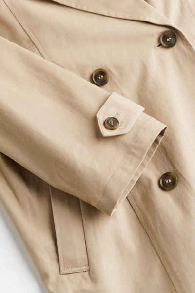 Twill Trench Coat - Beige - Ladies | H&M US | H&M (US + CA)