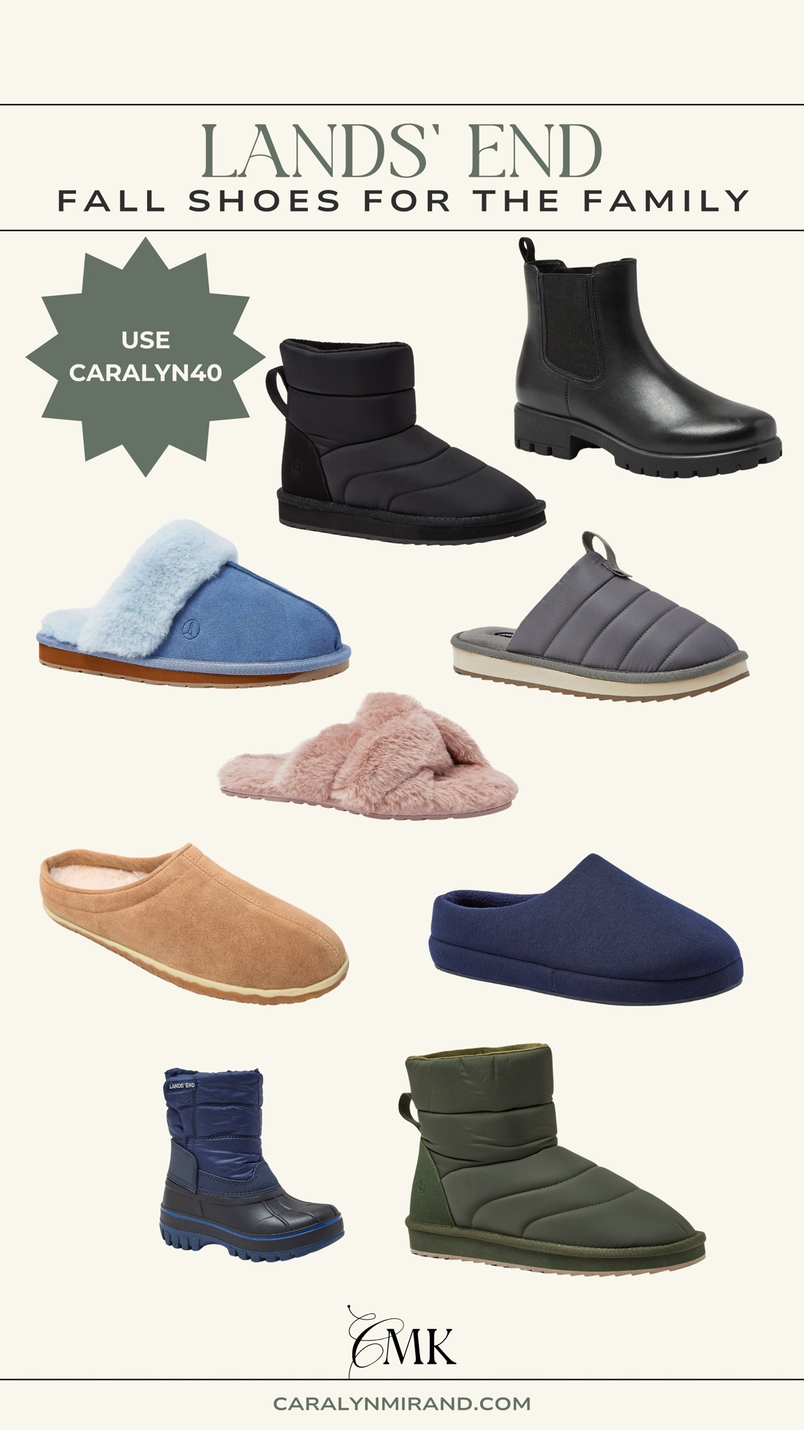 Fall shoes for the family! Use CARALYN40 for 40% off shoes 🥾👟 @Lands' End #MyLandsEnd #sponsored #ad

#LTKShoeCrush #LTKFamily #LTKSaleAlert