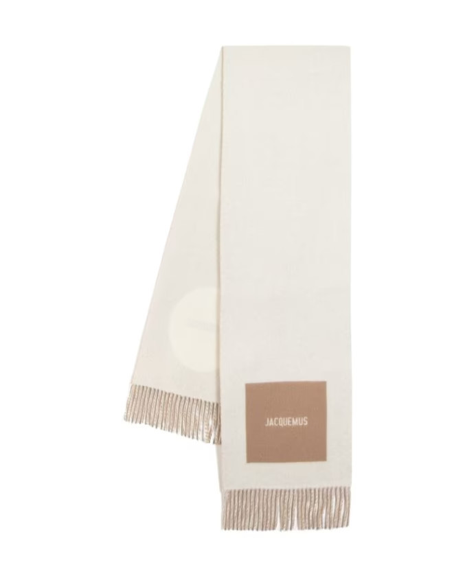 Wollen Ronde Vierkante Sjaal - Beige | Jacquemus | Heren | Miinto.nl | Miinto (NL)