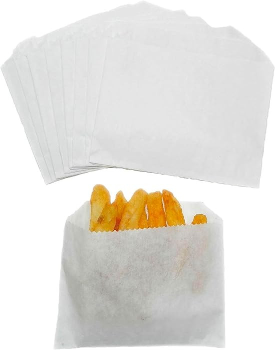 Regency Wraps Grease Resistant Serving Bag For Outdoor Entertaining, French Fry Bag, Pack of 50 | Amazon (US)