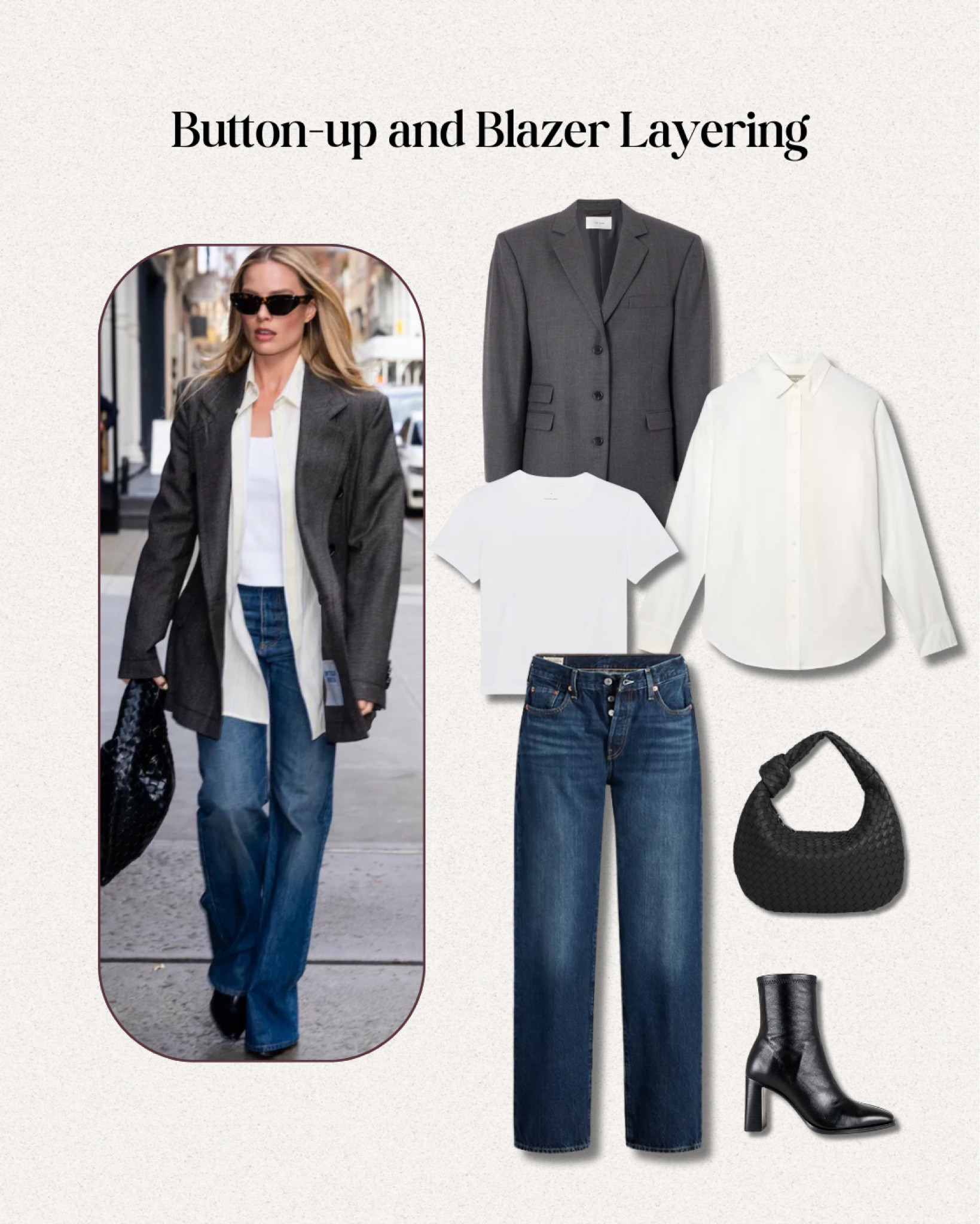 Style your basics like Margot Robbie for a stylish spring look with zero effort!

#LTKSeasonal #LTKworkwear #LTKstyletip