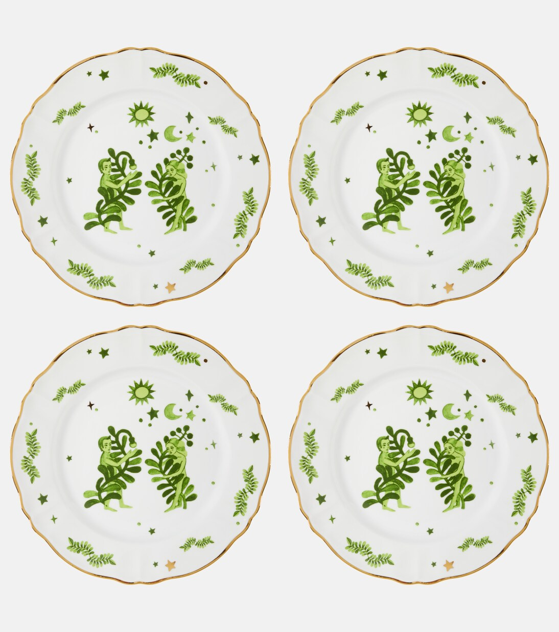Eden set of 4 porcelain dinner plates | Mytheresa (INTL)