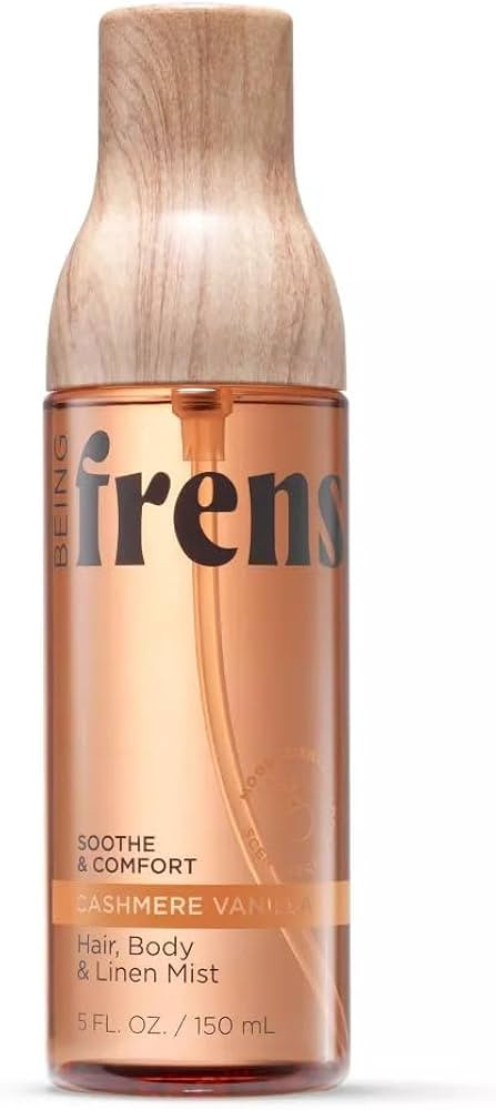 Being Frenshe Cashmere Vanilla HAIR AND BODY LINEN MIST 5 fl oz | Comes with the Makeup Remover P... | Amazon (US)