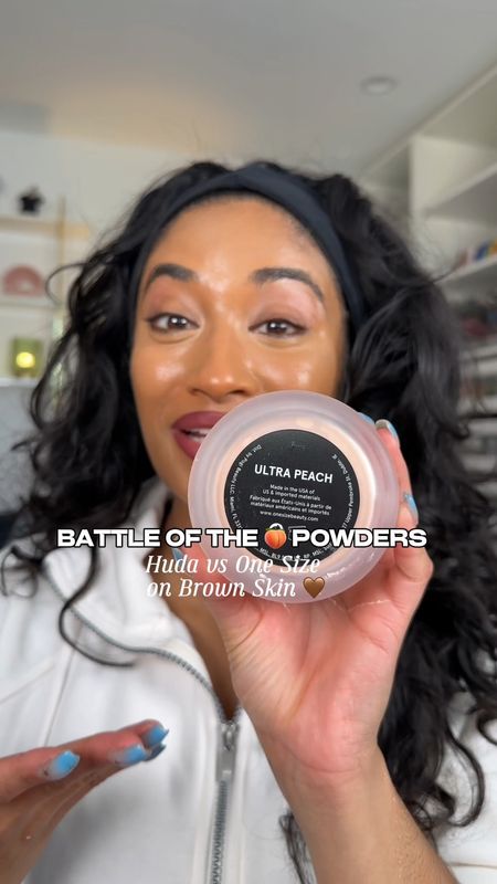 BATTLE OF THE PEACH 🍑 SETTING POWDERS on brown skin
ONE SIZE vs Huda Beauty 👀✨

Tap the product for the shade l use‼️

#LTKVideo #LTKBeauty #LTKStyleTip