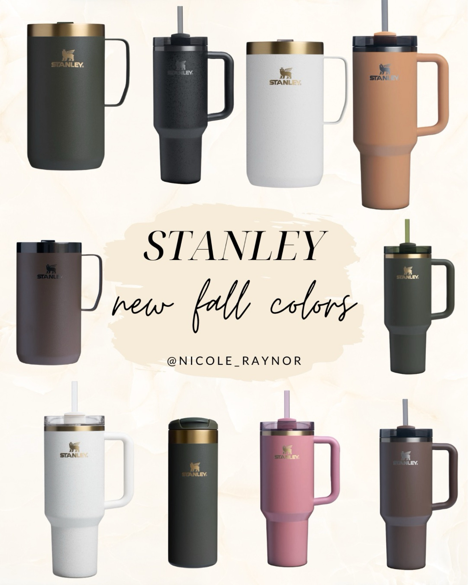 NEW!! Stanley fall colors! 40 oz, 30oz quenchers and new fall refresh stay hot camp mug! 

#LTKFallSale #LTKHome #LTKFindsUnder50