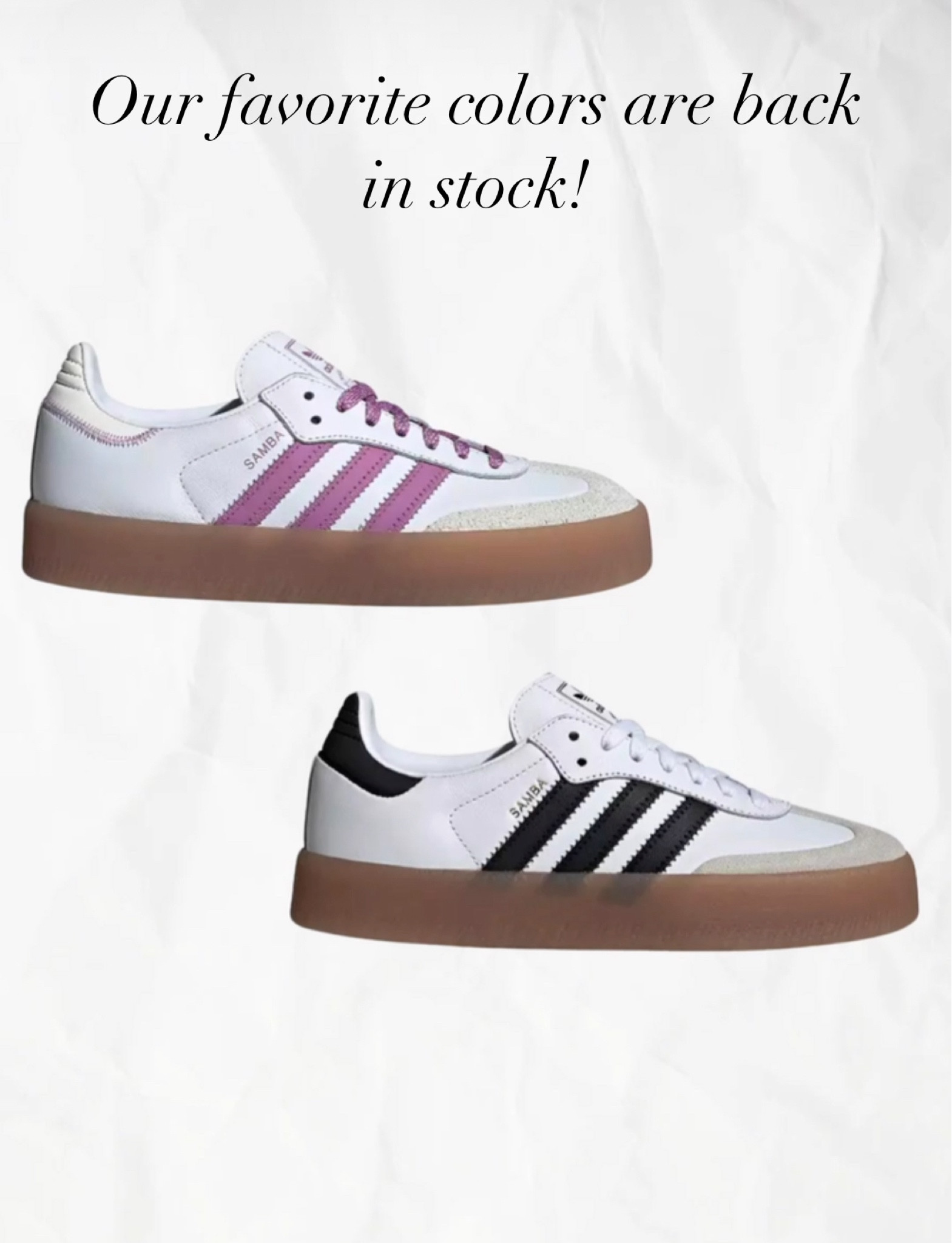 sambas
Adidas finds
shoe crush

#LTKShoeCrush #LTKStyleTip #LTKBacktoSchool